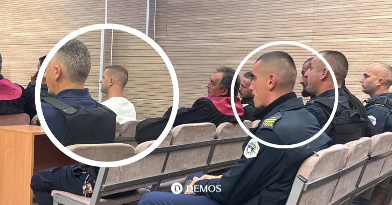 Naim Murseli nën masa të rrepta sigurie futet në sallën e Gjykimit