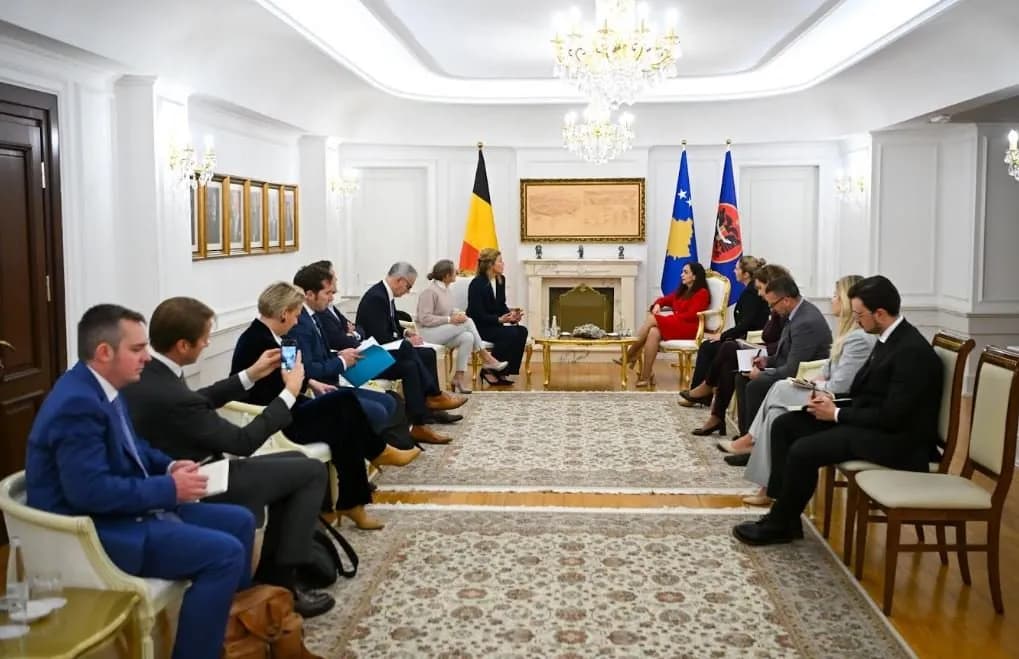 Osmani pas takimit me ministret belge: Heqja e masave të BE-së duhet të ndodh sa më shpejtë