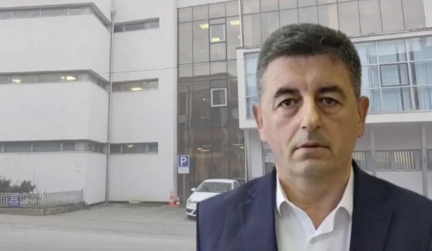 Pamje nga momenti i arrestimit të prokurorit Beqë Shala