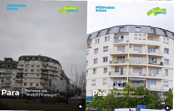 Përparim Rama prezanton transformimin e banesave te “Rrethi i Flamurir”: Dikur dhe dhe sot