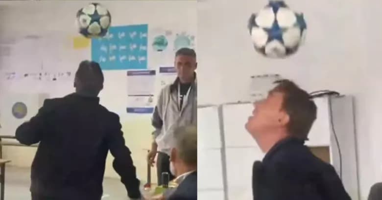 Votim i pazakontë në Viti: Rekordmeni hedh votën duke e goditur topin me kokë