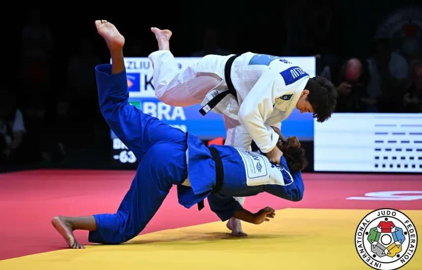Laura Fazliu në repesazh, mbetet në garë për medaljen e bronztë në Abu Dabi