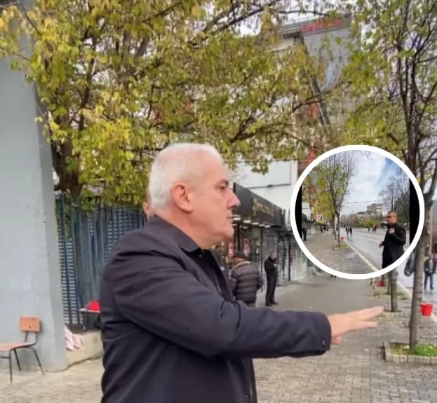 Xhelal Sveçles i del punë me njeriun e Abdixhikut – ndalet, e fotografon dhe i thotë se s’lejohet të sillesh rreth shkollës me logon e LDK-së