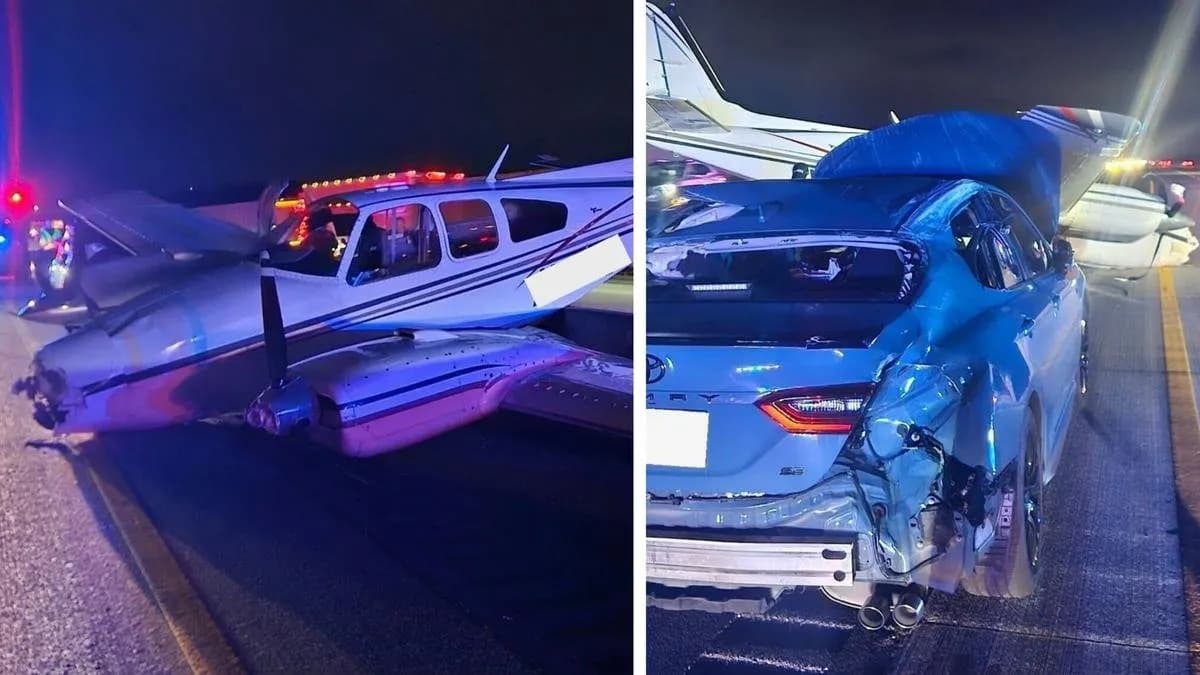 Avioni në Florida përplaset mbi një veturë, një 57-vjeçare përfundon në spital