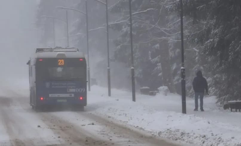 Bora paralizon rrugët në Poloni, kolona të veturave deri në 20 km