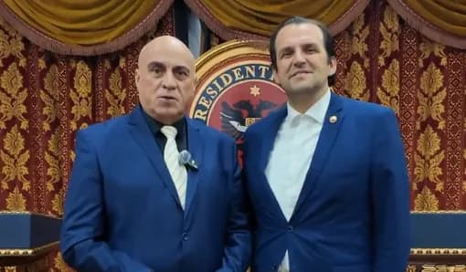 Fadil Geci shfaqet pranë djalit ish-presidentit Ibrahim Rugova: Votoni Lidhjen Demokartike të Kosovës