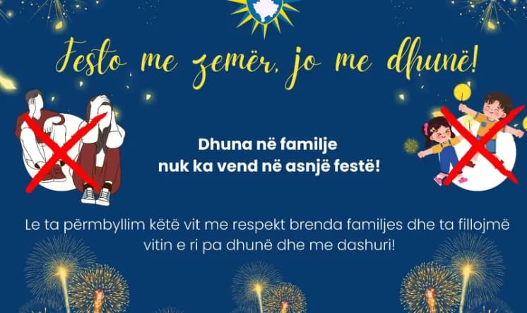 Festat e fundvitit, Policia me apel: Festo me zemër, jo me dhunë