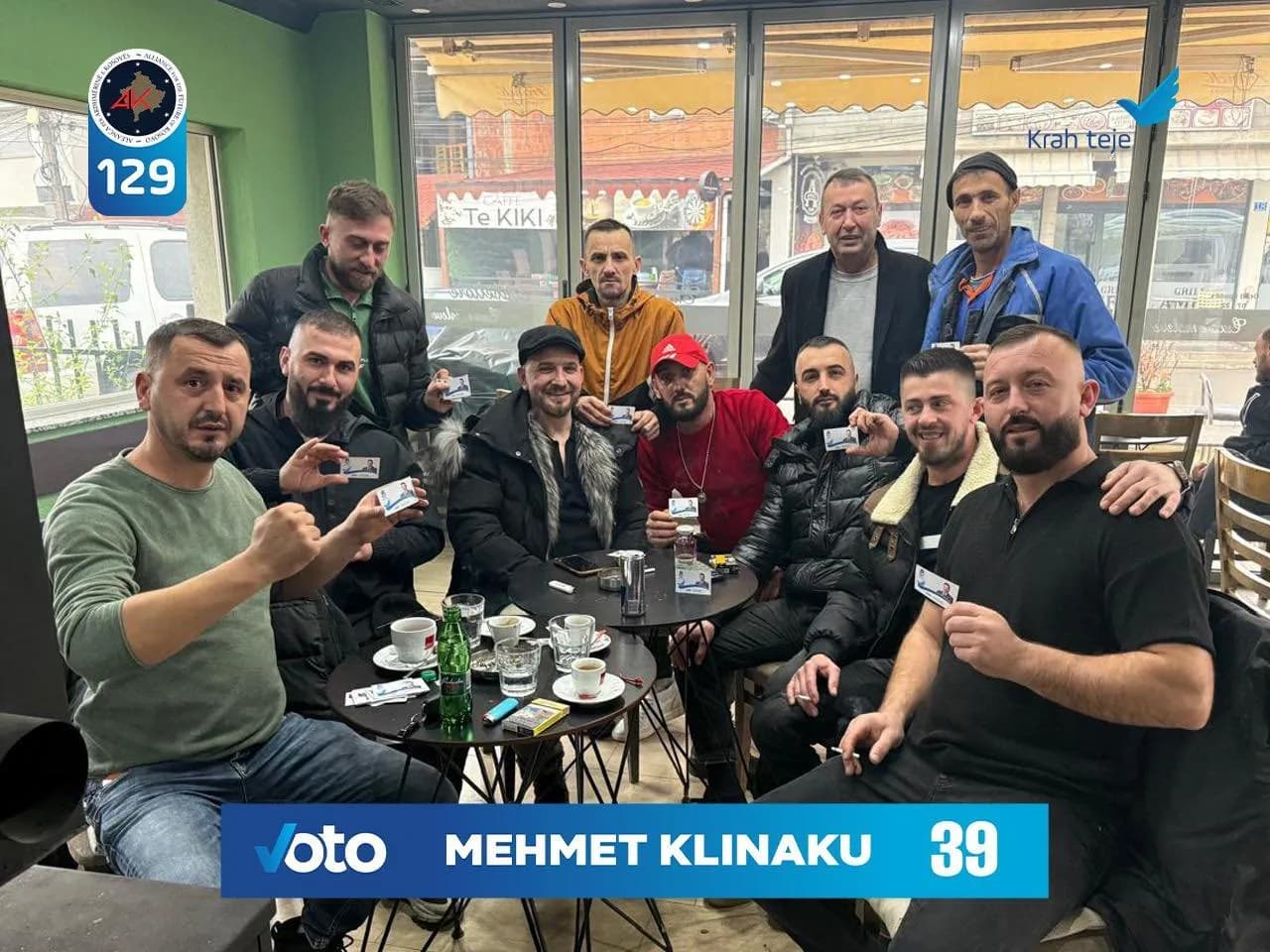 Mërgimtarët e Zhurit i japin mbështetje të madhe Mehmet Klinakut