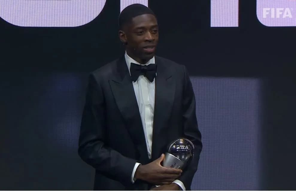 Padyshim është viti i tij, Dembele fiton edhe trofeun e FIFA-së “The Best”