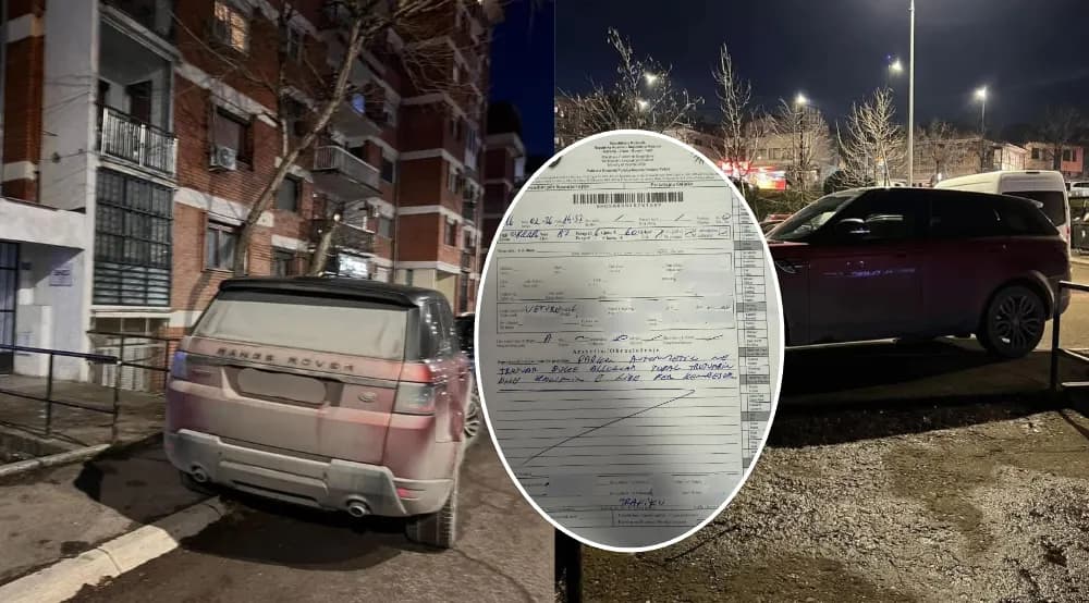 E parkoi Range Roverin në trotuar, Policia në Prishtinë gjobit me 60 euro shoferin
