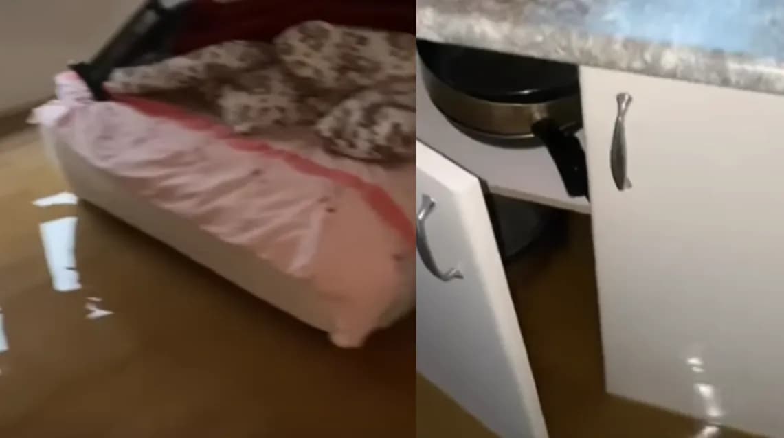 Gjendje e rënduar: Një shtëpi uji i hyn edhe në dhomën e gjumit e kuzhinë