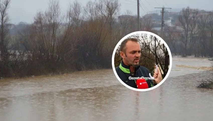 Vërshimet i’a morën shtëpinë, qytetari: Me gruan e kemi largu ujin, edhe në vitin 2022 na ka ndodhur njëjtë