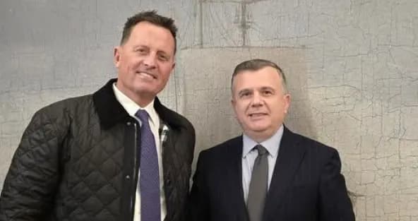 Balla takohet me Grenellin, mirënjohje për mbështetjen e drejtuesve të UÇK-së në Hagë