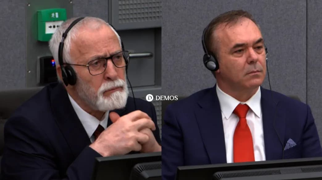 Jakup Krasniqi e Rexhep Selimi mbajnë shqiponjën krenare në kollare sot në Hagë