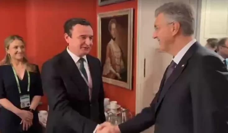 Kurti takohet me kryeministrin kroat në Mynih, i tregon se tani ka “një shumicë solide” për qeverisje
