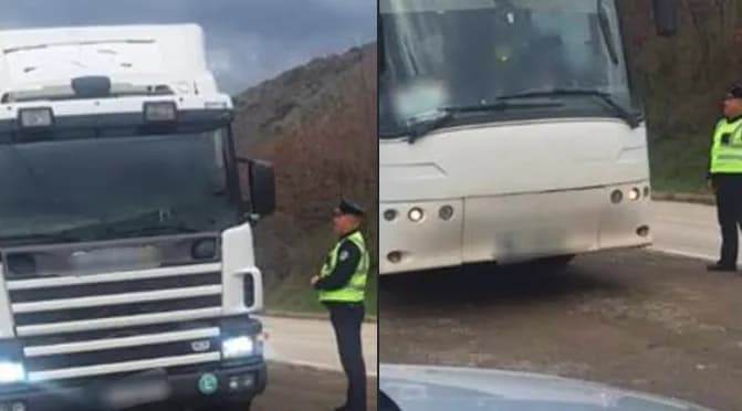 Planit ROADPOL: Policia e Kosovës intensifikon kontrollet ndaj kamionëve dhe autobusëve