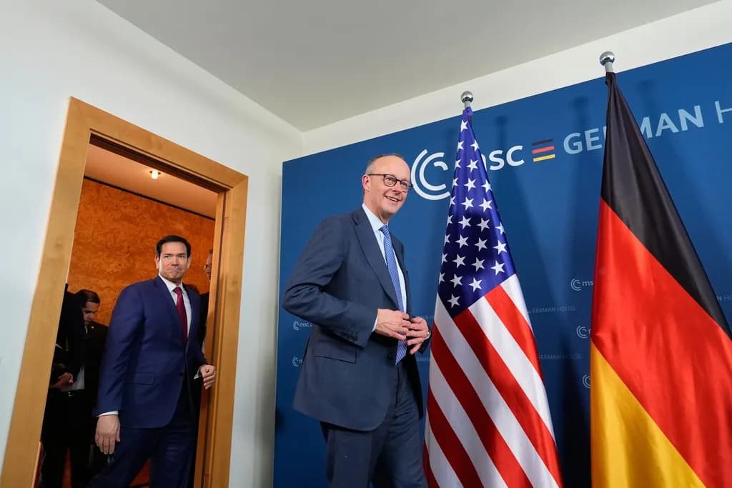 Rubio takon Merzin në Munih: Partneriteti ShBA-Gjermani duhet thelluar