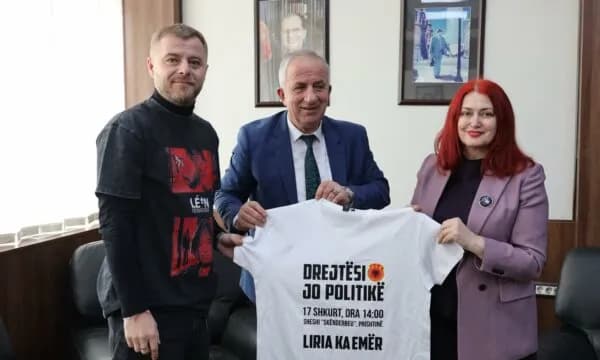 Suhareka pret përfaqësuesit e “Liria ka Emër”, marrin mbështetje për Marshin “Drejtësi, jo politikë” më 17 shkurt
