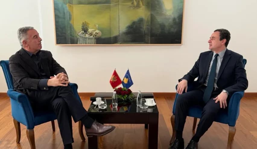 Takim Kurti–Đukanović në Prishtinë, në fokus zhvillimet në rajon