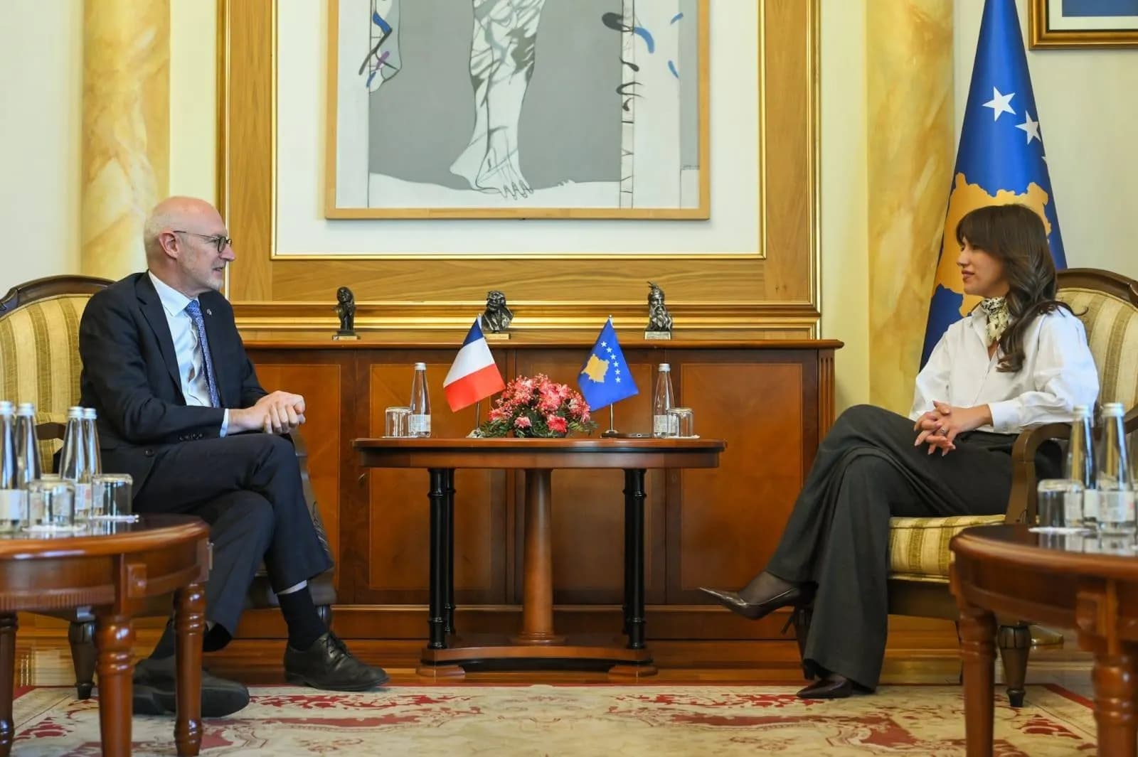 Haxhiu takohet me Guerot: U diskutua për mundësitë për thellimin e bashkëpunimit në fusha me interes të përbashkët
