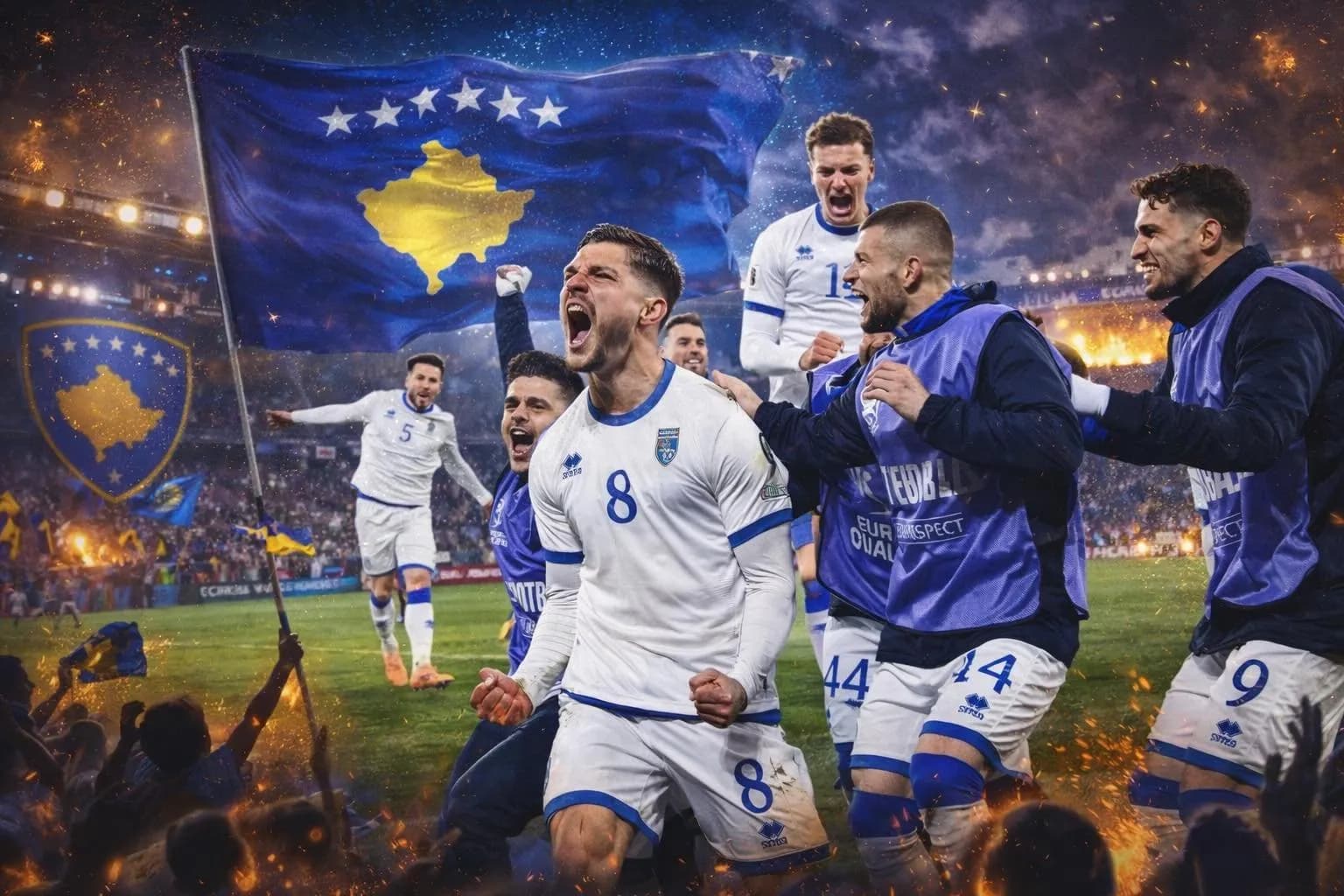 Reuters: Kosova përmbys Sllovakinë dhe siguron finalen e play-off-it ndaj Turqisë