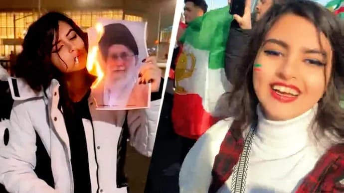 “Thashë që do të kërcenim mbi varrin tënd, apo jo?” – Vajza virale që ‘dogji’ Ali Khamenei me cigare, shfaqet duke festuar vdekjen e tij