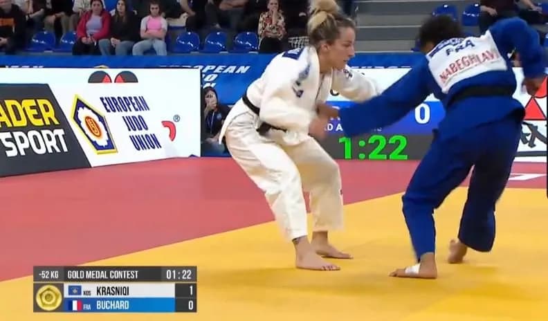 Distria Krasniqi fiton medaljen e artë në Kampionatin Europian