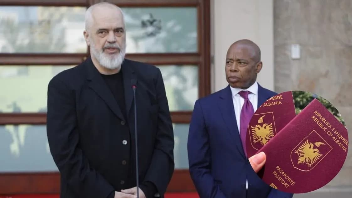 Ish-kryebashkiaku i Nju Jorkut bëhet me pasaportë shqiptare