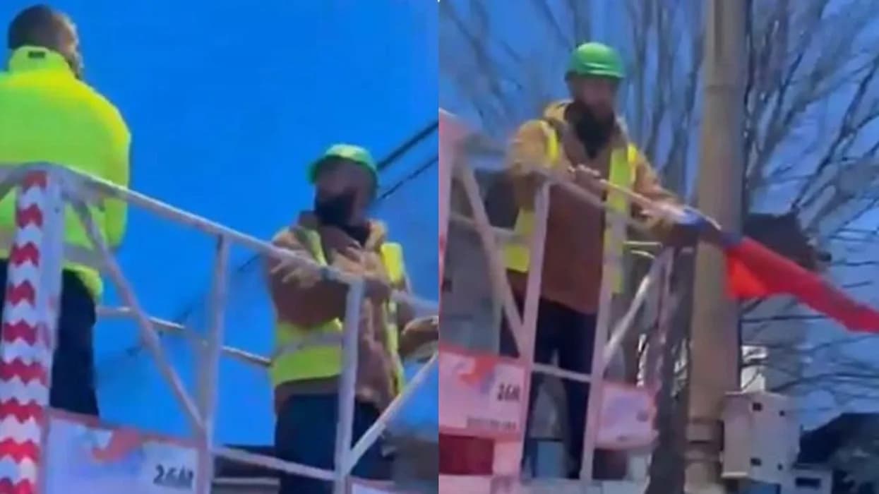 Largohen flamujt e Serbisë në Graçanicë, të vendosur kundërligjshëm