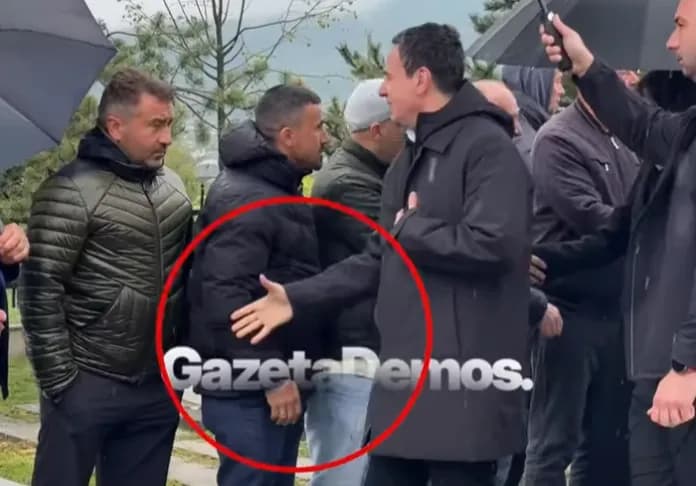 Moment i sikletshëm në Gllobar: Drenicaku nuk ia zgjat dorën Kurtit