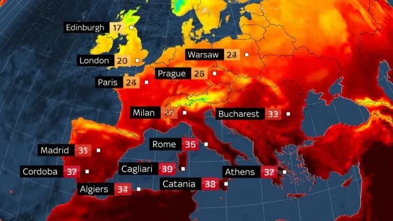 Ç’është “kupola termike” që po shkakton temperaturat që po e përvëlojnë Europën