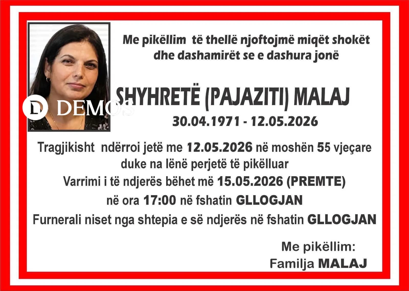 E dhimbshme: Nesër varroset gruaja nga Deçani u gjet pa shenja jete në rrjedhën e ujit të Lumbardhit