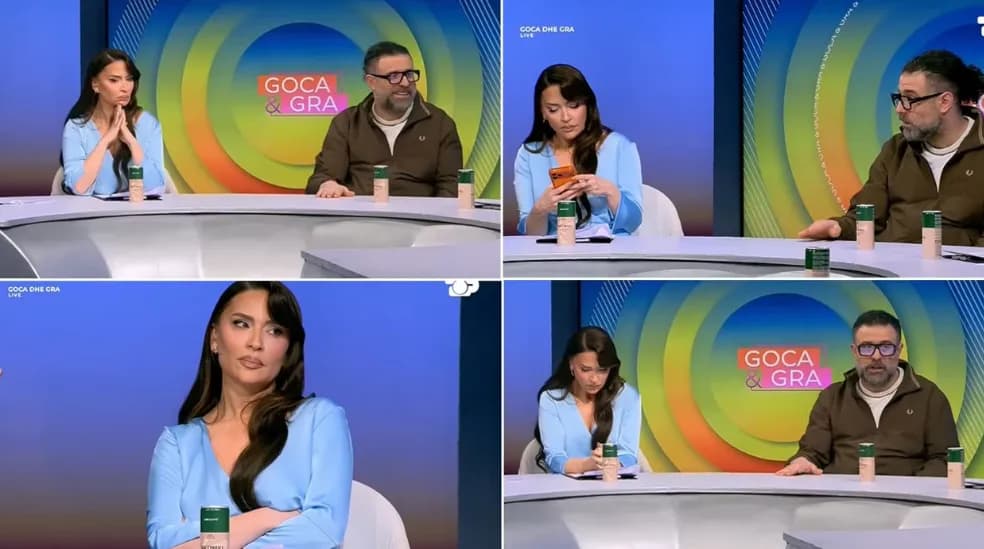 Ish-çifti, Rozana Radi dhe MC Kresha shmangin njëri-tjetrin ndonëse u gjendën në të njëjtën studio televizive