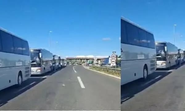 Tubimi i studentëve shqiptarë në Shkup, raportohet se janë ndaluar 5 autobusë me protestues në Kumanovë