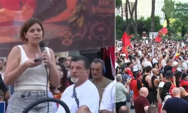 Eurodeputetja italiane e pranishme në protestë: Europa nuk është në Bruksel, është këtu