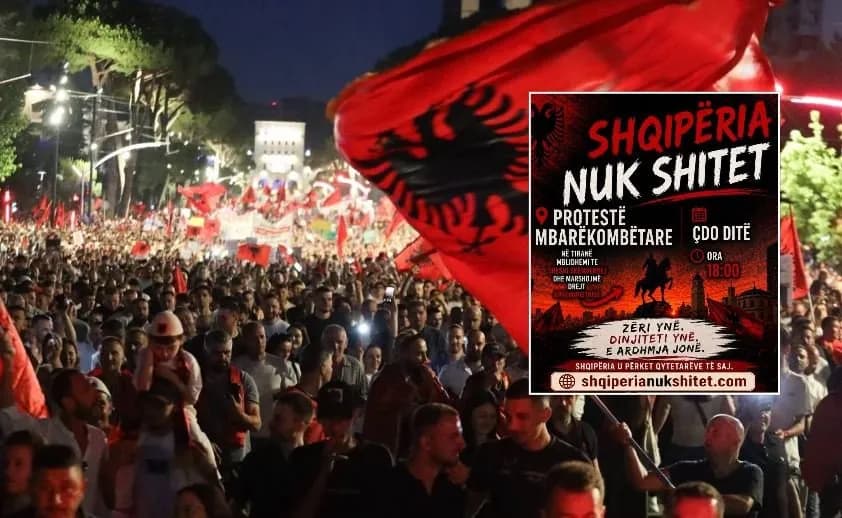 “Kujdes, është provokim”, tensione në protestën e 15-të në Tiranë
