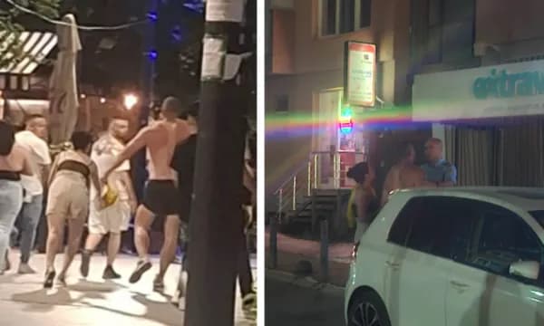 Rast i pazakontë në Prishtinë, një burrë shqetëson qytetarët, përballet me policinë, pamje