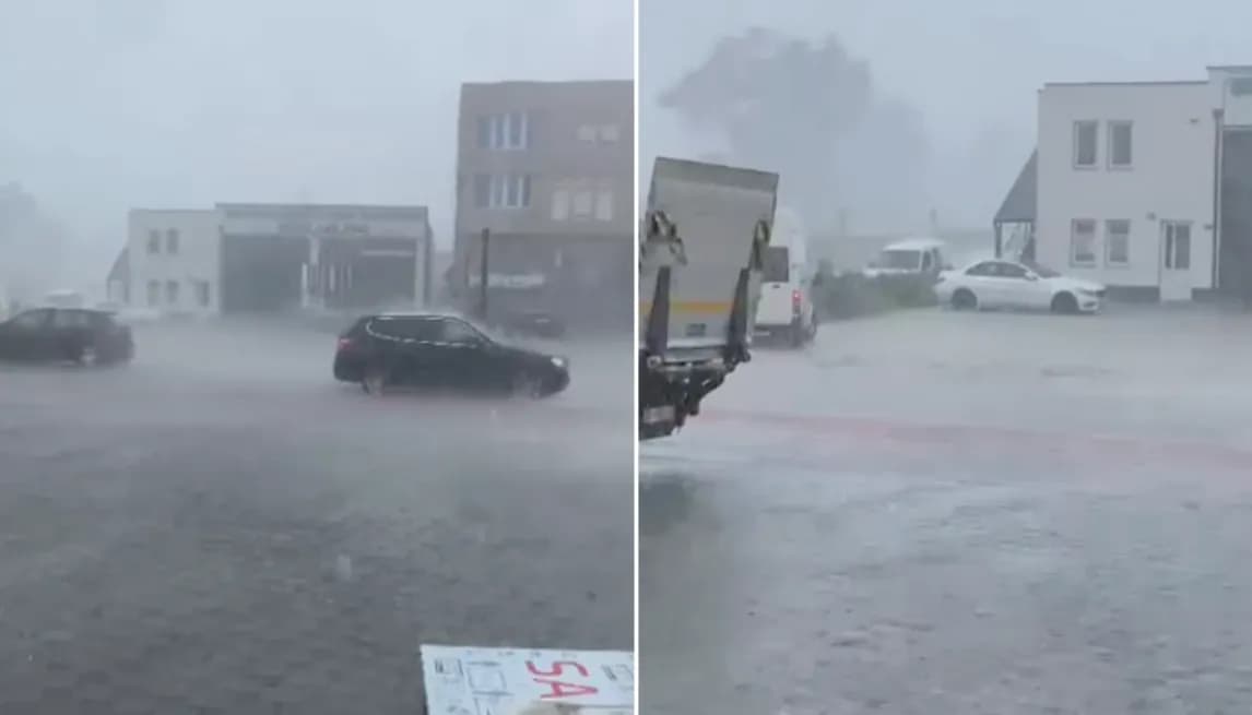 Shi i rrëmbyeshëm në Klinë, reshje edhe në pjesë tjera të vendit
