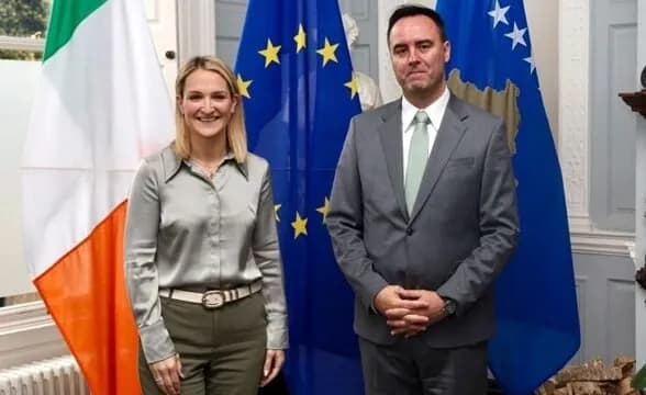 Konjufca uron Irlandën për marrjen e Presidencës së BE’së: Përkushtimi i saj për zgjerimin ka rëndësi për rrugën europiane të Kosovës