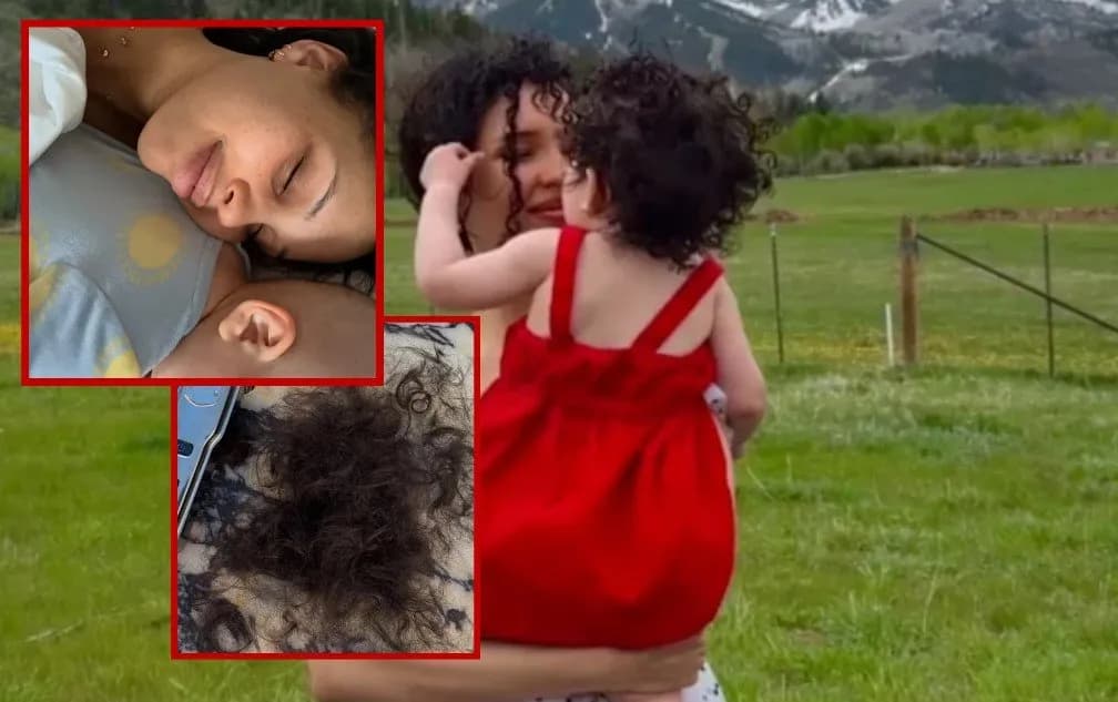 Njoftoi se u diagnostikua me kancer, influencerja detyrohet t’i heq flokët vajzës 2-vjeçare