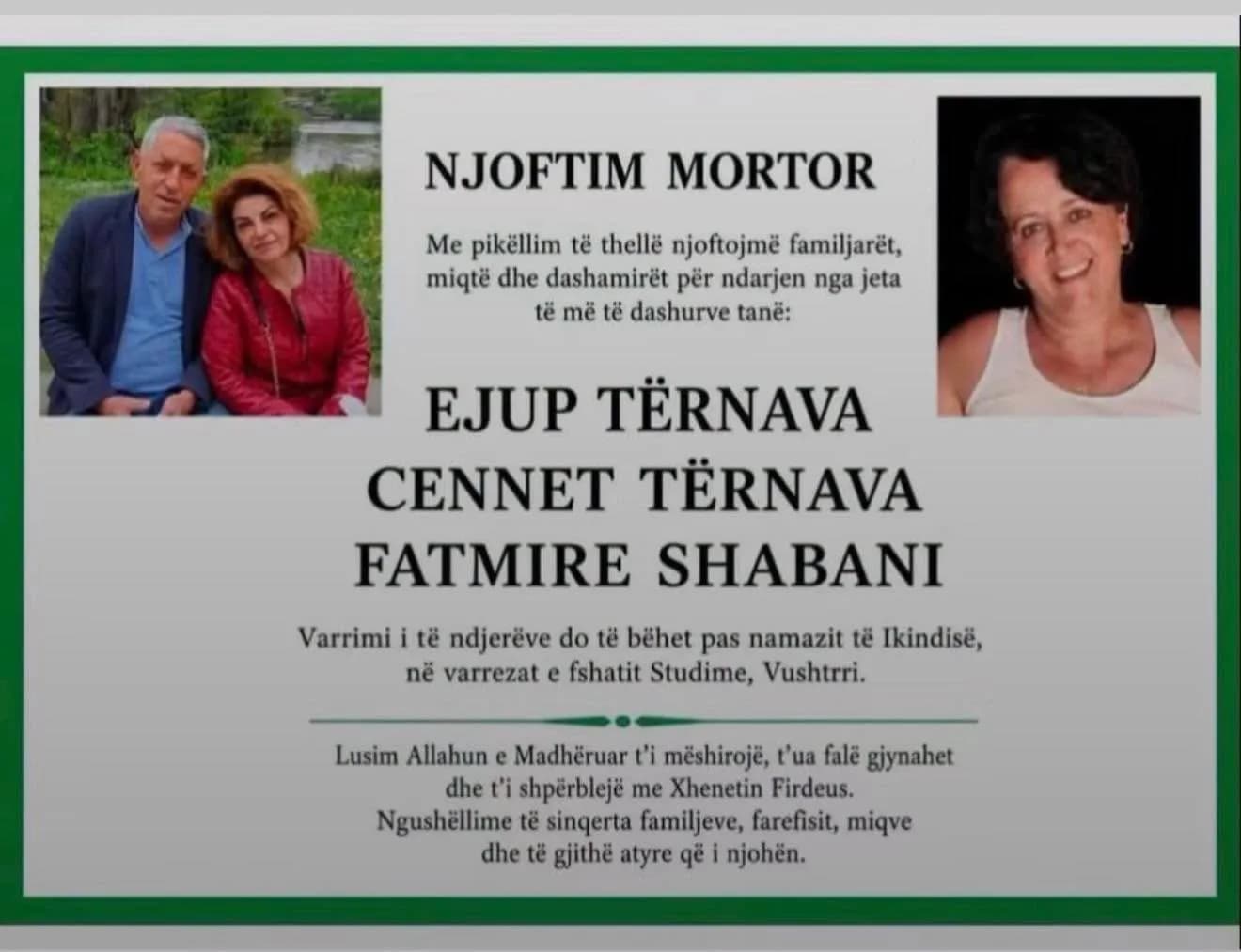 Sot varrosen tre kosovarët që vdiqën tragjikisht në Shkup