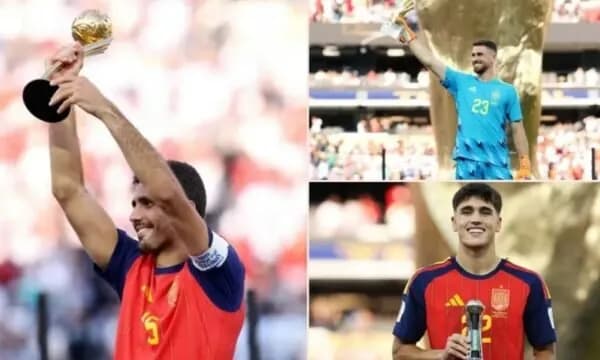 Spanja dominon edhe çmimet individuale të Botërorit 2026, Rodri shpallet lojtari më i mirë