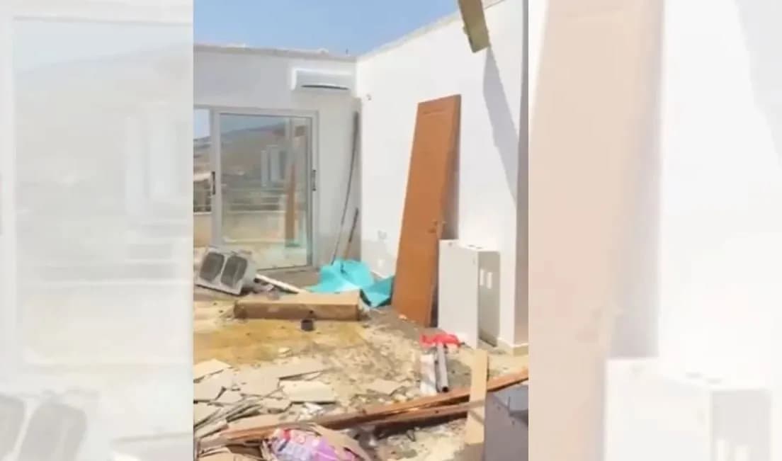 Stuhia në Sarandë – “Fluturon” çatia në një banesë 12-katëshe, 4 familje mbesin pa strehë