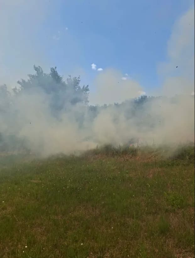Zjarr në Lupç të Podujevës, flakët përfshijnë mbi dy hektarë barishte